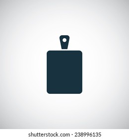 cutting board icon on white background 