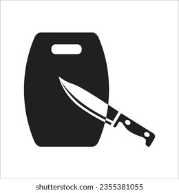 cutting board icon simple design art eps 10