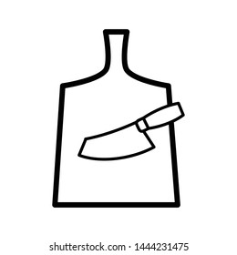 cutting board icon vector design template