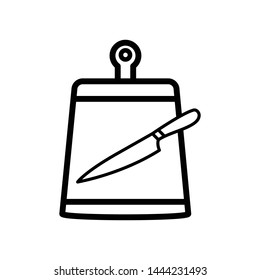 cutting board icon vector design template