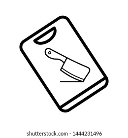 cutting board icon vector design template