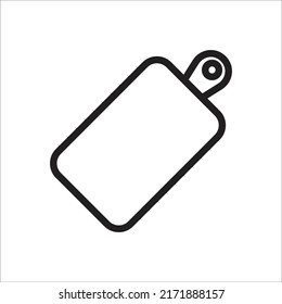 plantilla de diseño de vector de icono de tabla de corte