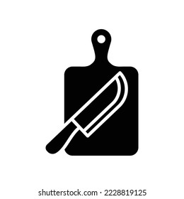 cutting board icon vector design template in white background