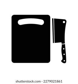 Cutting board icon vector design template