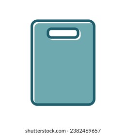 plantilla de diseño de vector de icono de tabla de corte simple y limpio
