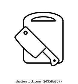 Cutting Board Icon Vector Design Illustration
