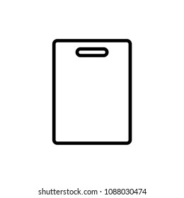 cutting board icon vector illustration