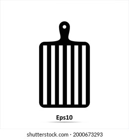Cutting board icon, vector illustration