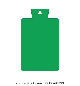 diseño del logotipo de la ilustración del vector de la placa de corte