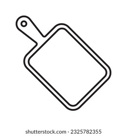 diseño del logotipo de la ilustración del vector de la placa de corte