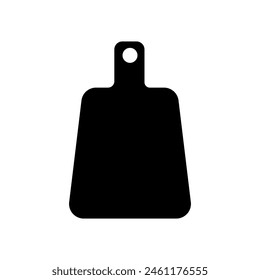 Symbol "Opslagstavle ausschneiden"-Vektorgrafik. Küchen-Illustrationszeichen. Lebensmittelsymbol oder -logo.