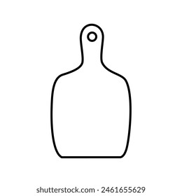 Cutting Board icon vector. Kitchen illustration sign. Food symbol or logo.
