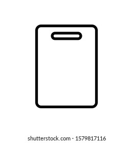 Cutting Board icon vector On White Background