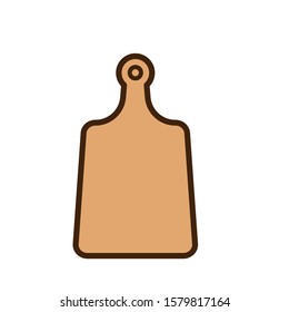Cutting Board icon vector On White Background