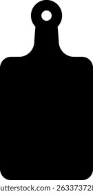 Vector del icono del Tablero del corte en el fondo blanco