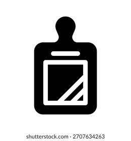 Cutting Board Icon Vector Symbol Design Illustration