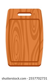 Cutting board kitchen utensil vector illustration