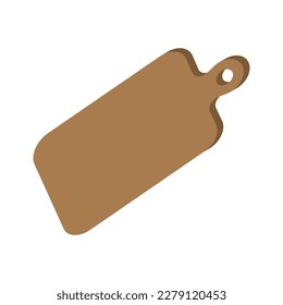 cutting board - kitchen utensils logo vector design template