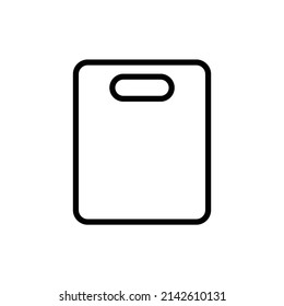 cutting board new icon vector simple