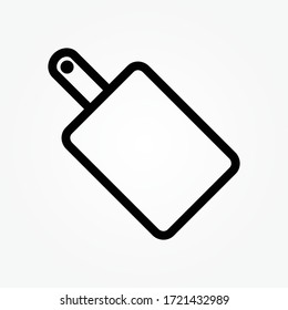 Cutting board outline icon vector illustration