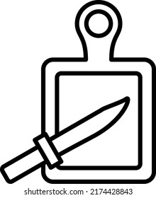 Cutting Board Pixel Perfect Detail Icon