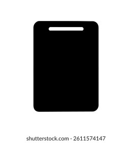 Cutting board silhouette vector flat illustration design.