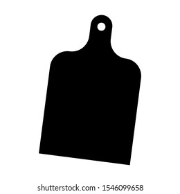 cutting board solid black vector icon