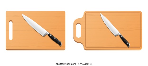 Cutting board vector design illustration isolated on white background