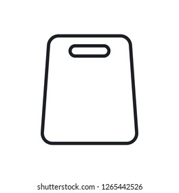 cutting board vector icon