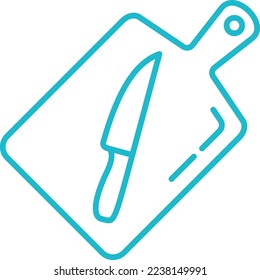 Cutting Board vector icon. Can be used for printing, mobile and web applications.