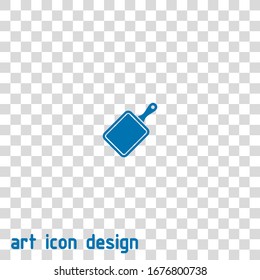 icono del vector de tabla de corte en fondo blanco