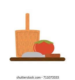 cutting board  vector illustration