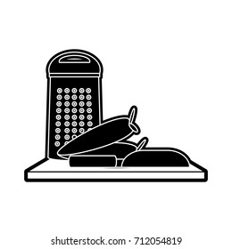 cutting board vector  illustration