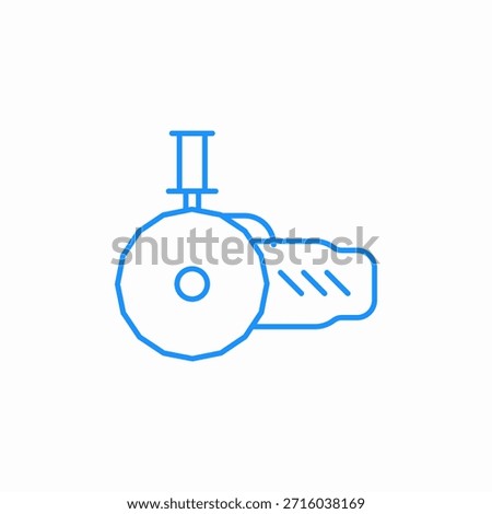 cutting disc tool icon sign vector