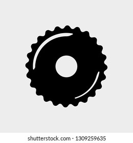 cutting disc vector icons