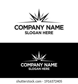 Cutting Edge Logo Design Template Inspiration, Vector Illustration.