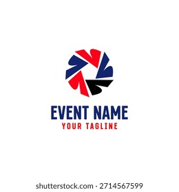 A cutting edge soccer event logo highlighting elite athletes and global prestige.