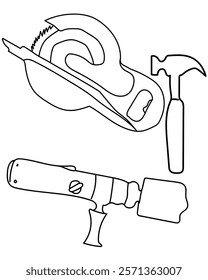 Cutting Essential Construction Vector tools are digital resources for architects, engineers, and designers tools typically use vector graphics to create precise,scalable illustrations.