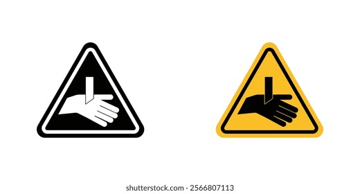 Cutting hand straight blade signssign vector pack for apps and web UI designs