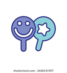 Cutting icon vector stock illustration