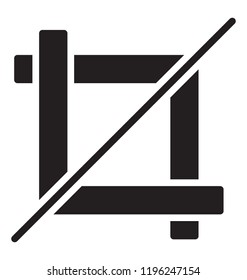 A cutting image tool also called crop tool 