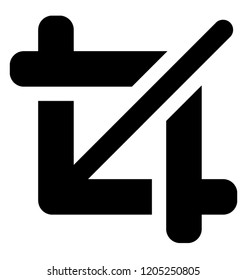 
A cutting image tool also called crop tool 
