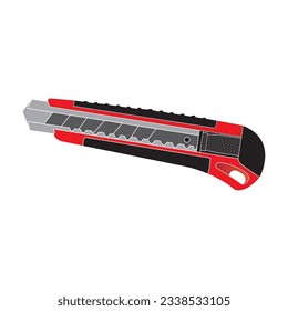 cutting knife - stationery icon vector design template