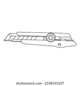 cutting knife - stationery icon vector design template