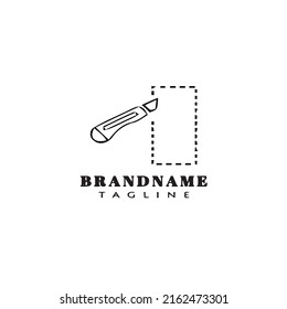 diseño de iconos de dibujos animados de logotipo simple ilustración de vector aislado