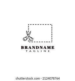 icono de caricatura de logotipo plantilla simple ilustración de vector aislado negro