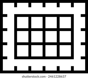 cutting mat icon. Thin linear style design isolated on white background