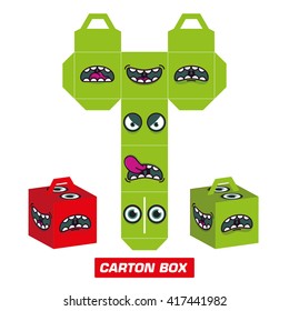 cutting monster box