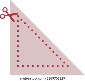 Cutting practice activities right angle shape symbol element for preschool scissors activity for motor skills development for kids