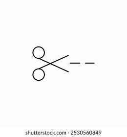Schnittschere Symbol, Vektorsymbol
